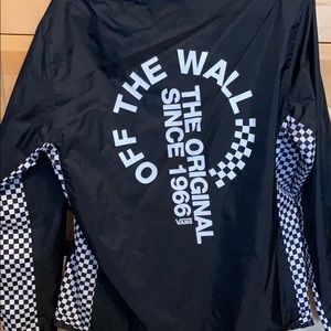 NWOT Vans Elevated Apparel Checkered Anorak